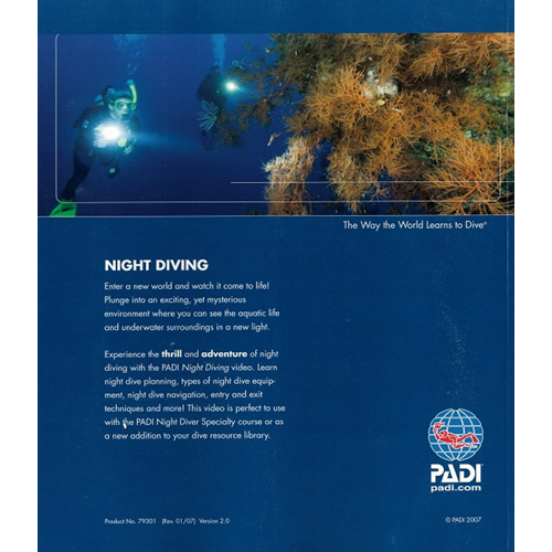 ~ Night Diver Course Manual - PADI